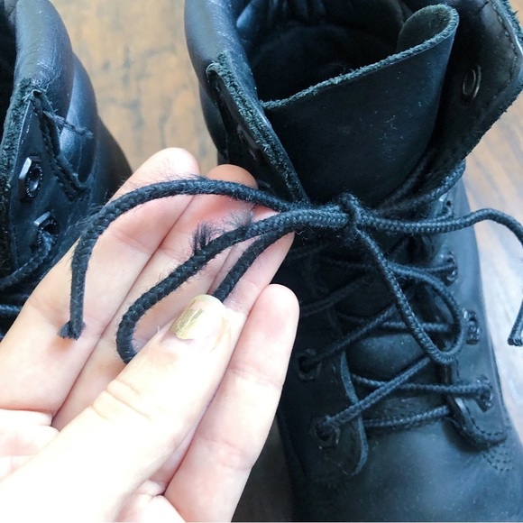 Timberland • Waterville 6" Waterproof Lug Sole Booties black leather lace up - Picture 7 of 14